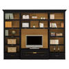 WOHNWAND UrbanClass 2-teilig  in Schwarz, Currygelb  311/238,5/52-46,5 cm  - Currygelb/Schwarz, LIFESTYLE, Holz/Metall (311/238,5/52-46,5cm) - Livetastic