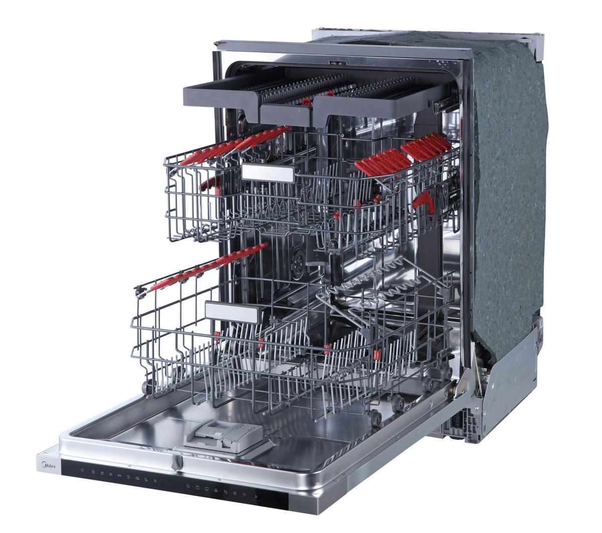 GESCHIRRSPÜLER SV 8.60 XXL  - Edelstahlfarben/Schwarz, Basics, Metall (59,8/85,7/55cm) - Midea
