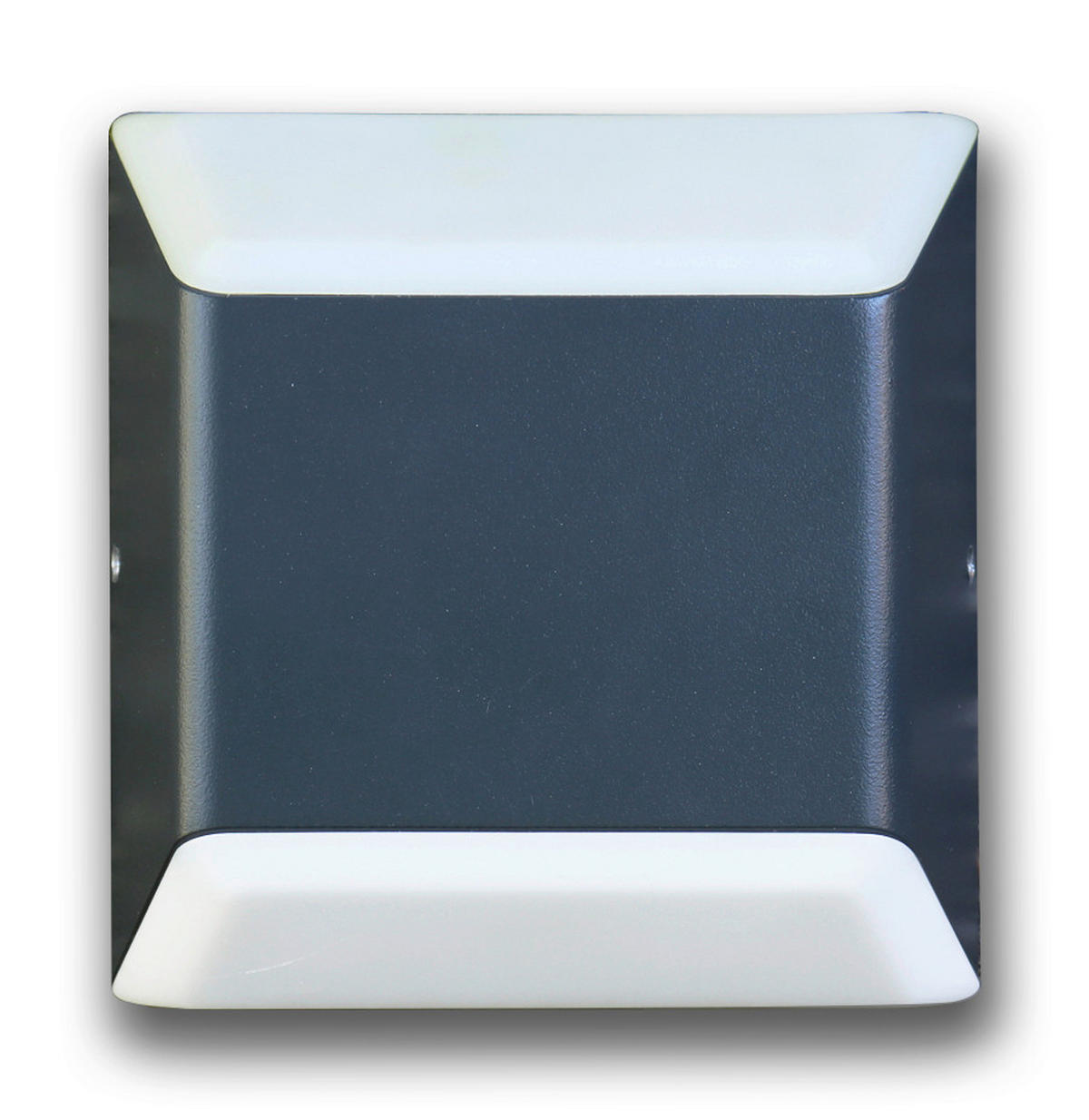 LED-AUßENLEUCHTE Floyd 12,2/12,4/4,5 cm   - Anthrazit/Weiß, Design, Kunststoff/Metall (12,2/12,4/4,5cm)