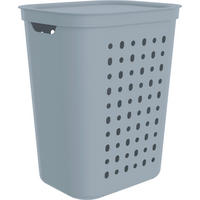 WÄSCHESAMMLER - Pastellblau, KONVENTIONELL, Kunststoff (35,5/53,3/43,2cm) - Rotho