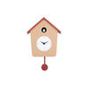 WANDUHR  Rosa, Aprikose  - Aprikose/Rosa, Basics, Kunststoff (23/10.5/26cm) - Karlsson