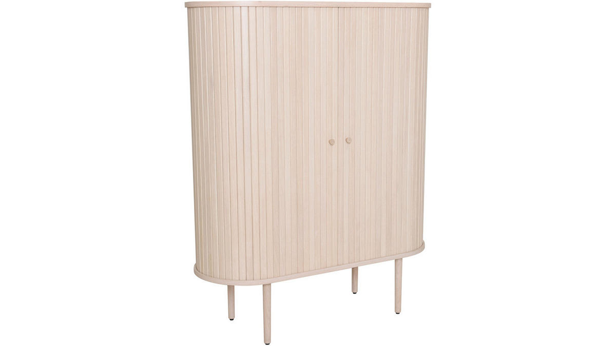 SIDEBOARD 100/123/40 cm  - vit/ekfärgad, Design, trä (100/123/40cm) - Best Price