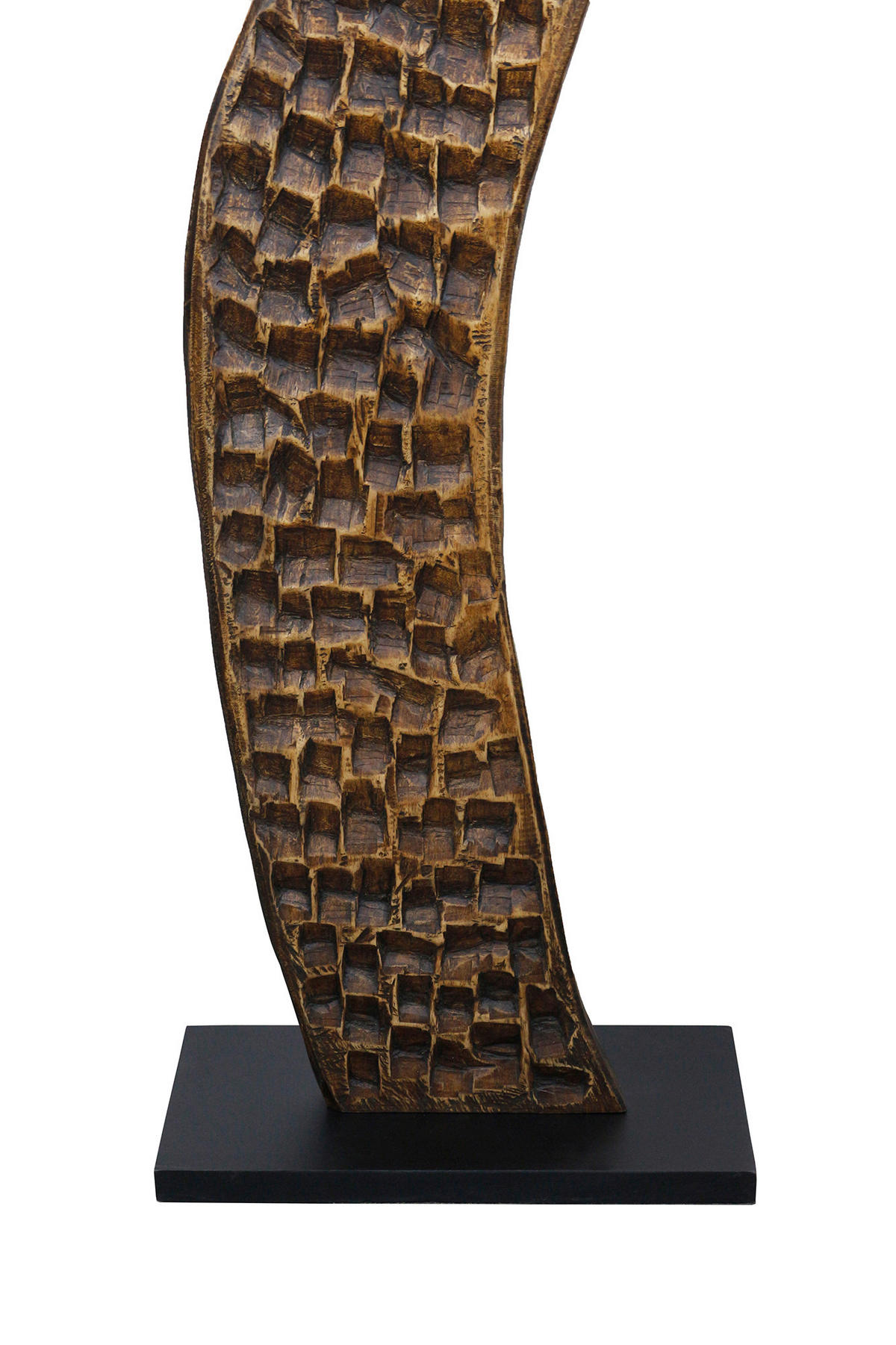 STEHLEUCHTE  40/171/20 cm   - Schwarz/Naturfarben, Design, Holz/Textil (40/171/20cm) - P & B