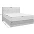 BOXSPRINGBETT 180/200 cm INKL. Matratze, Topper - Buchefarben/Grau, KONVENTIONELL, Holz/Textil (180/200cm) - Valnatura