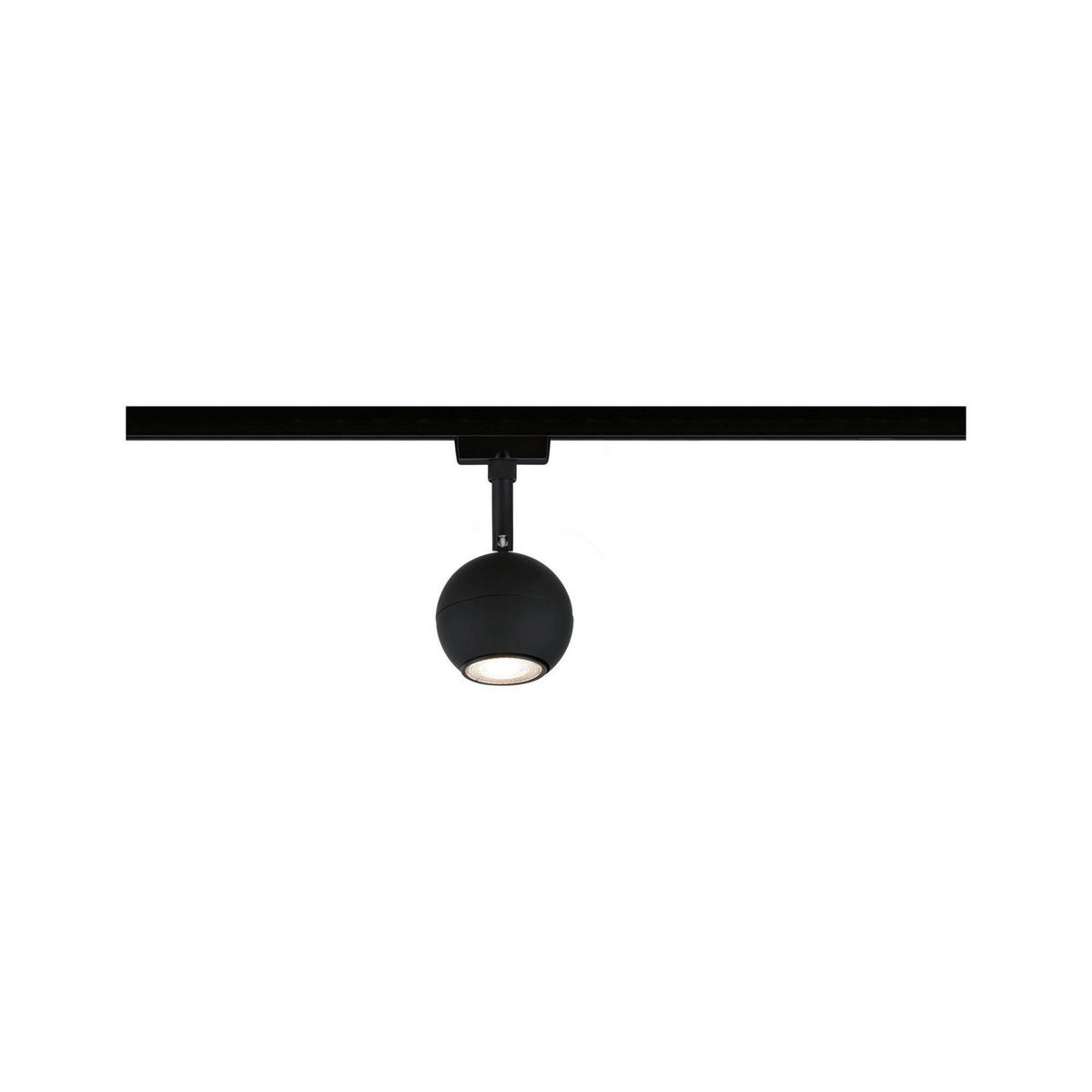 SCHIENENSYSTEM-STRAHLER Tup 8,0/15,9 cm   - Schwarz, Design, Metall (8,0/15,9cm) - Paulmann