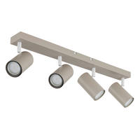 STRAHLER 56/6/12 cm   - Sandfarben/Weiß, KONVENTIONELL, Metall (56/6/12cm) - Globo