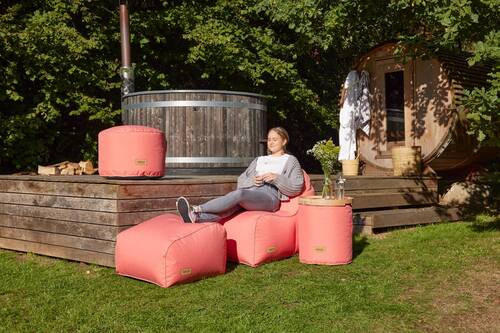 OUTDOORSITZSACK Uni - Rot, KONVENTIONELL, Textil (85/85/120cm) - Siena Garden