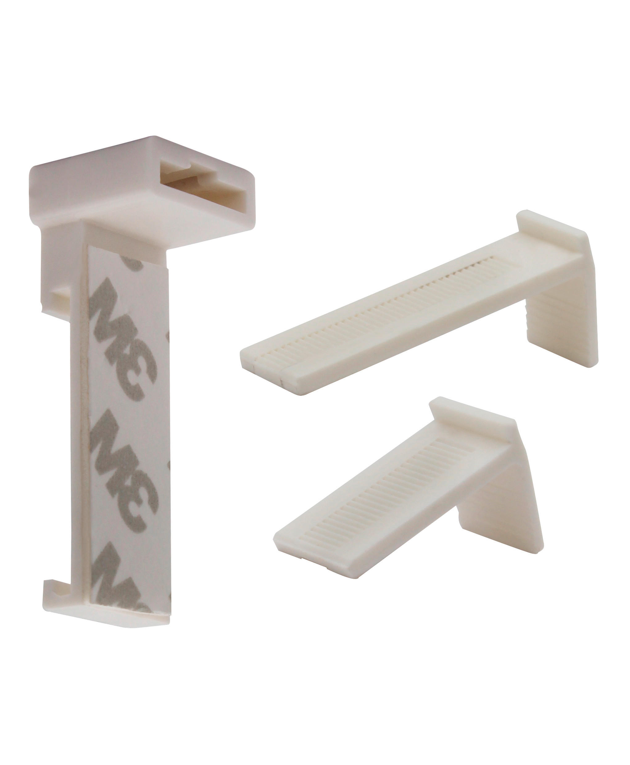 KLEMMTRÄGER  - Weiß, Basics, Kunststoff (4,2cm) - Homeware