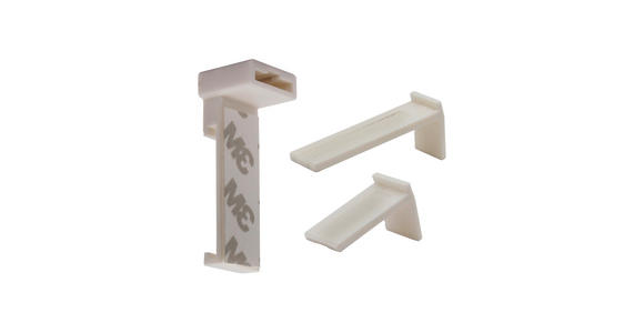 KLEMMTRÄGER  - Weiß, Basics, Kunststoff (4,2cm) - Homeware
