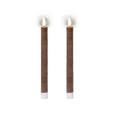 LED-KERZE 2,2/24,5 cm - Dunkelbraun, Basics, Kunststoff/Paraffin (2,2/24,5cm) - Ambia Home