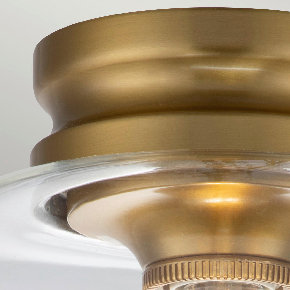DECKENLEUCHTE  22.9/22.5  cm    - Messingfarben, Konventionell, Glas/Metall (22.9/22.5 cm) - Elstead Lighting