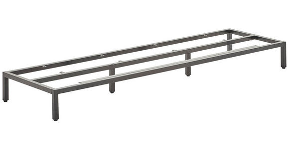 FUSSGESTELL - Schwarz, Basics, Metall (135/13/40,5cm) - Novel