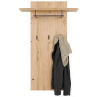 GARDEROBENPANEEL  in 75/123/30 cm  - Eiche Bianco, Natur, Holz/Holzwerkstoff (75/123/30cm) - Linea Natura