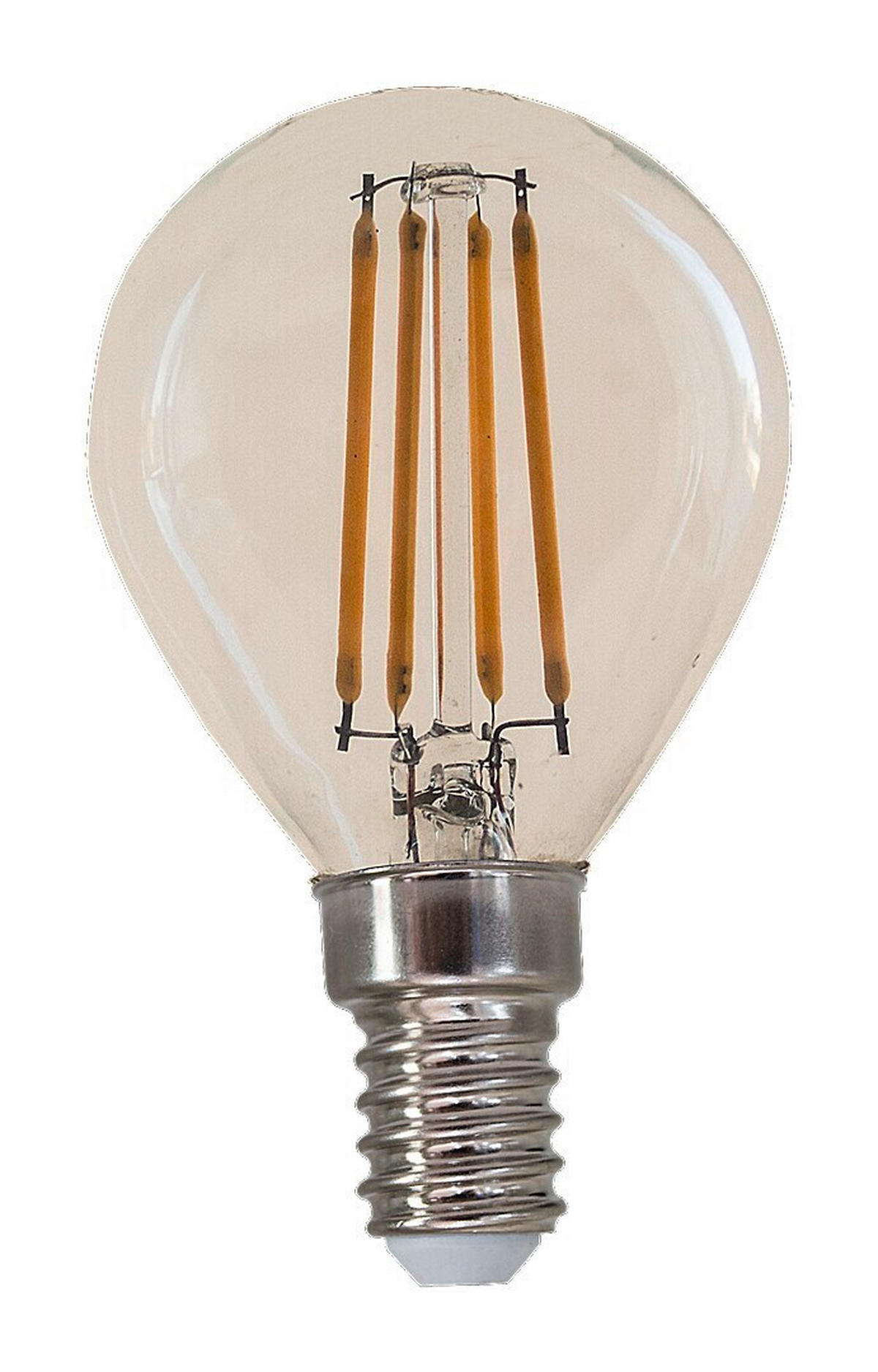 LED FILAMENT ŽARULJA - prozirno, Basics, staklo (4.5/7.7cm)