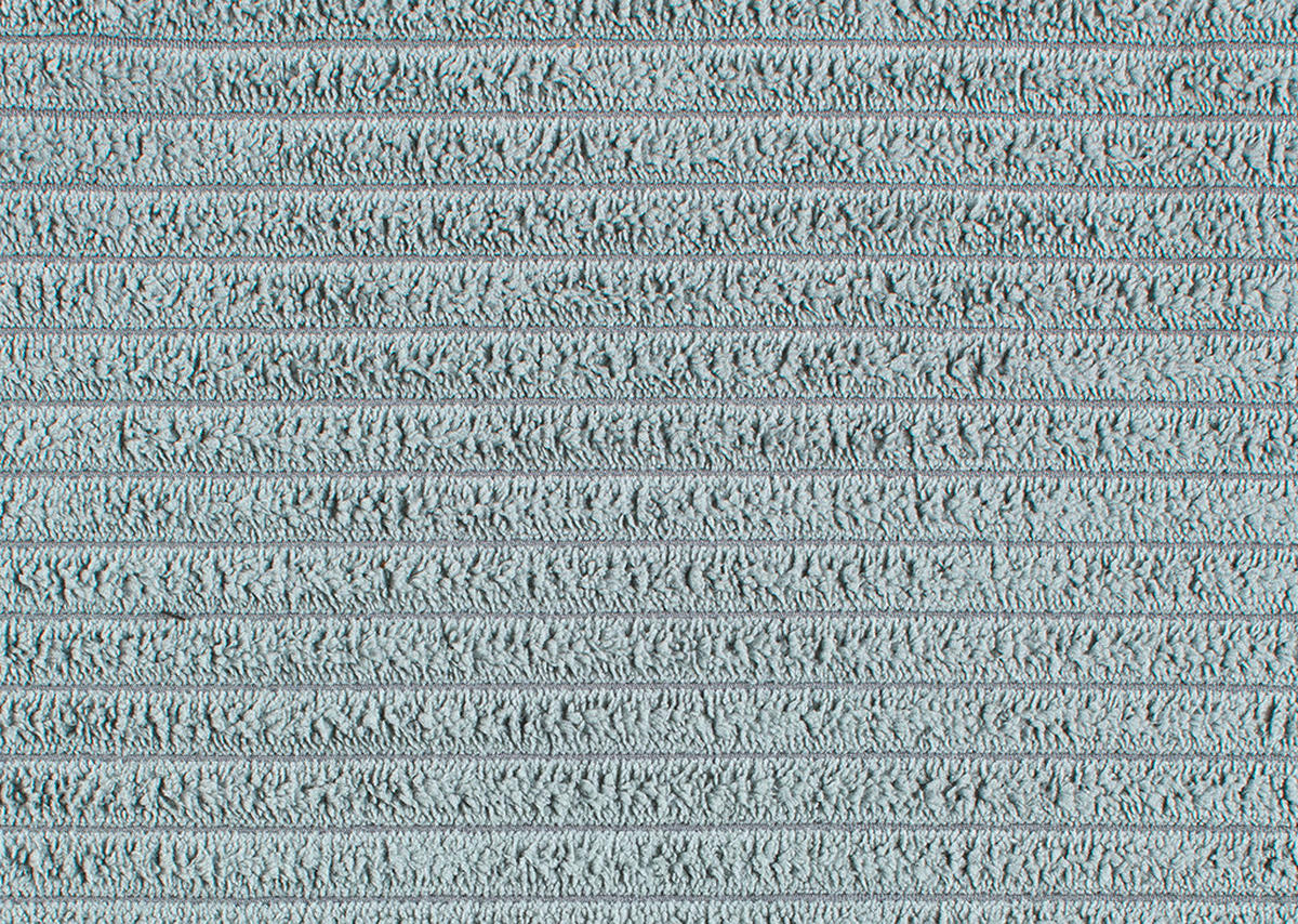 BIGSOFA in Cord Silberfarben  - Silberfarben/Schwarz, Design, Kunststoff/Textil (276/90/109cm) - home24