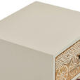NACHTSCHRANK 40/55/35 cm Mangoholz vollmassiv  - Goldfarben/Schwarz, LIFESTYLE, Holz/Metall (40/55/35cm) - Landscape