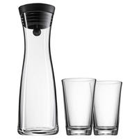 WASSERKARAFFE 1,0 L    - Klar/Schwarz, Basics, Glas/Kunststoff (1l) - WMF