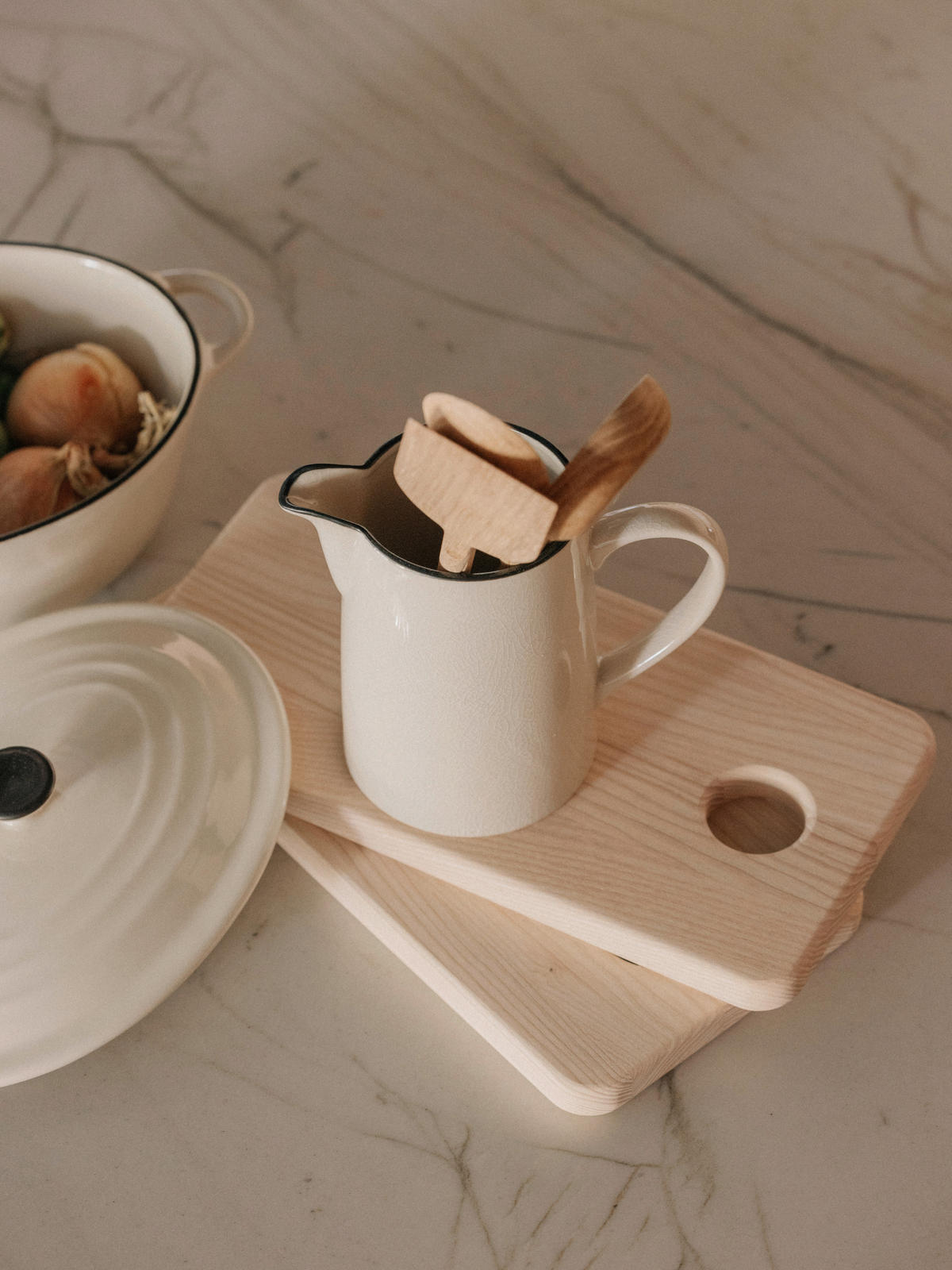 EINBAUKÜCHE   - Eschefarben, Basics, Holz - Walden