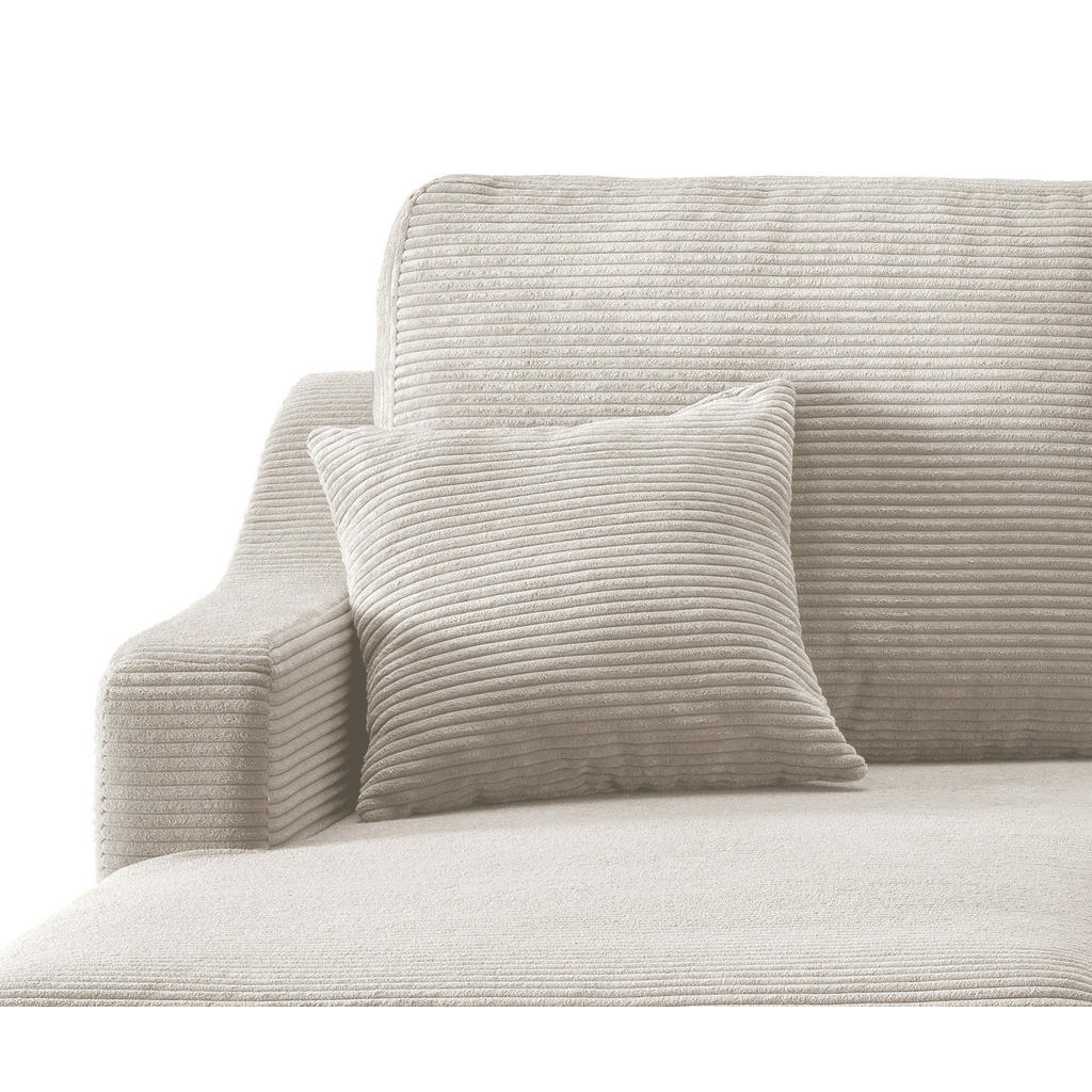 Thumbnail - P & B Ecksofa, Beige, Textil, Buche, Uni, 4-Sitzer, Füllung: Schaumstoff, L-Form, 228x150 cm, Made in EU, Typenauswahl, ...