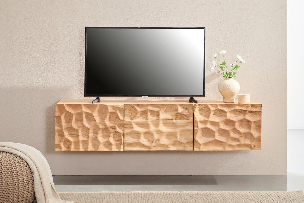 LOWBOARD  160/35/40 cm  hängend  - Akaziefarben, LIFESTYLE, Holz (160/35/40cm) - Landscape