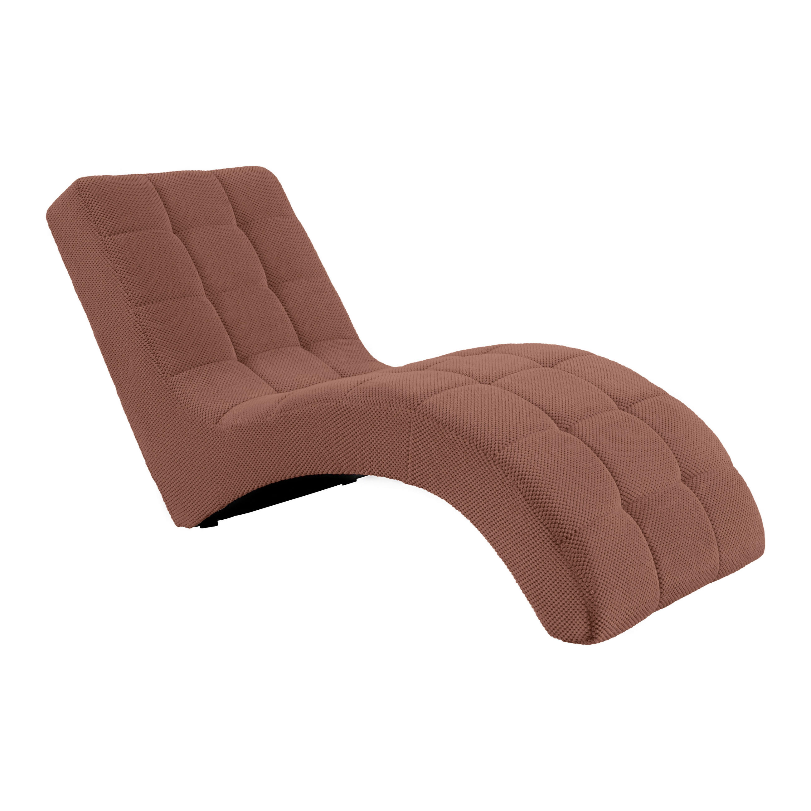 LIGGFÅTÖLJ i vävt tyg röd  - röd/svart, Modern, textil/plast (68/80/167cm) - MID.YOU