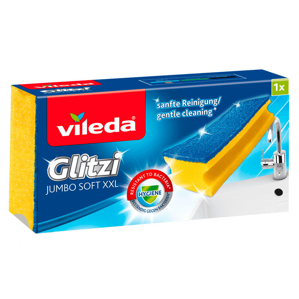 HOUBIČKA NA NÁDOBÍ - žlutá, Basics, plast (15/3,8/5cm) - Vileda