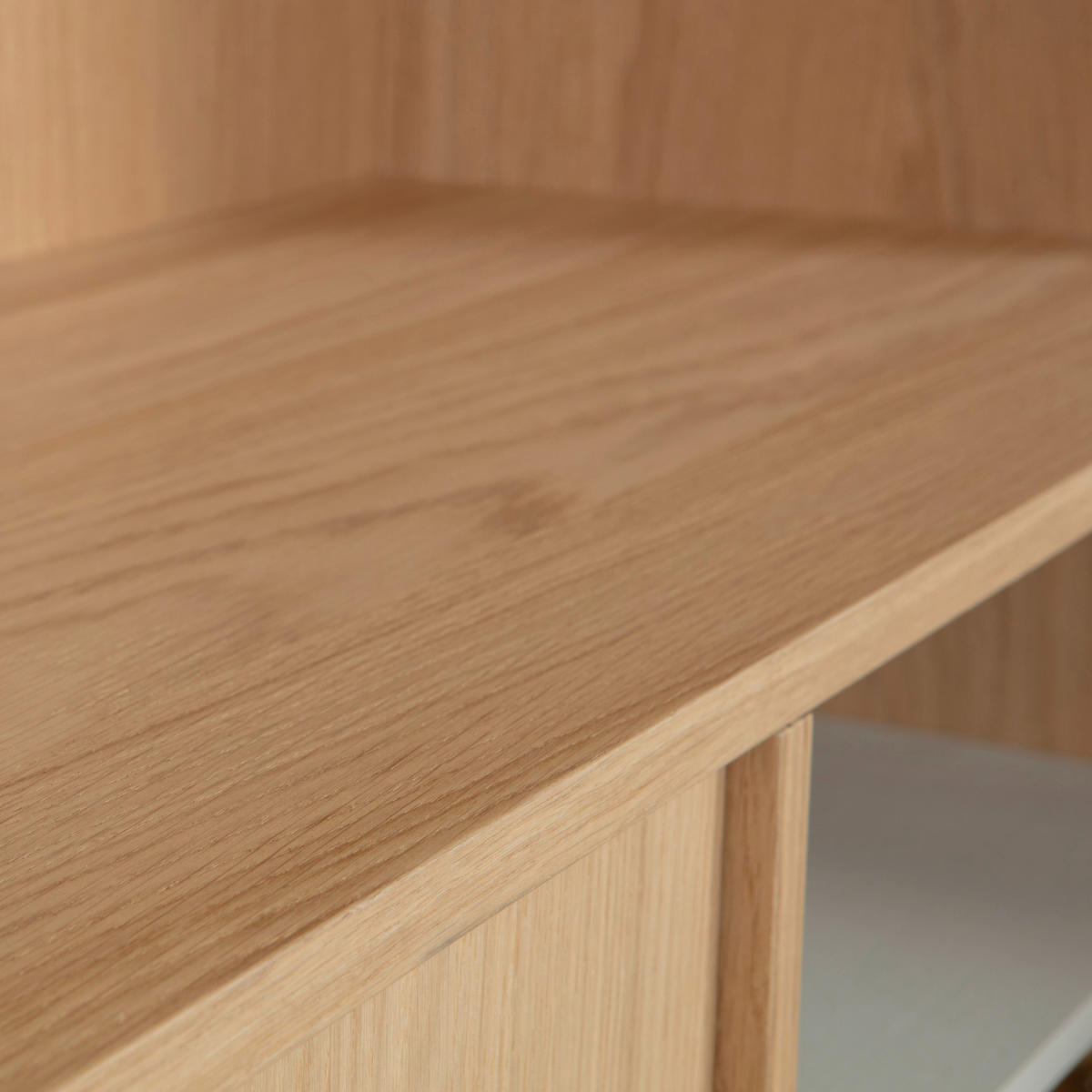 REGAL Eiche furniert Naturfarben  - Naturfarben, Design, Holz (110/199/40cm) - Livetastic