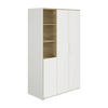 BABYKLEIDERSCHRANK Lieven Weiß, Eichefarben  - Eichefarben/Weiß, Basics, Holzwerkstoff (125,9/203,6/54,8cm) - Paidi