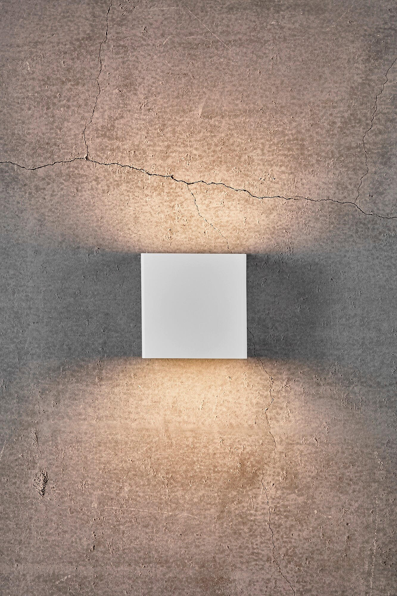 AUßENWANDLEUCHTE 15/15/8,3 cm   - Weiß, Basics, Metall (15/15/8,3cm) - Nordlux