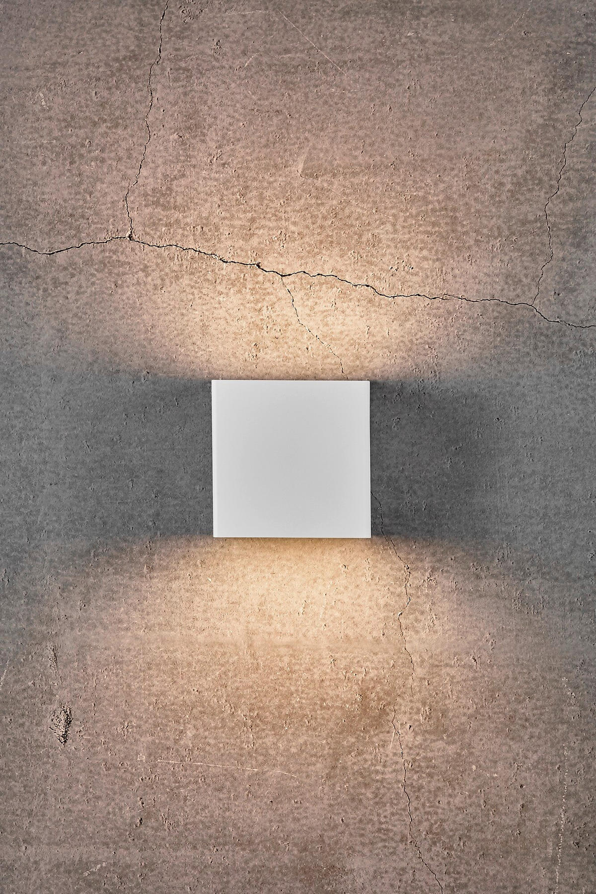 AUßENWANDLEUCHTE 15/15/8,3 cm   - Weiß, Basics, Metall (15/15/8,3cm) - Nordlux