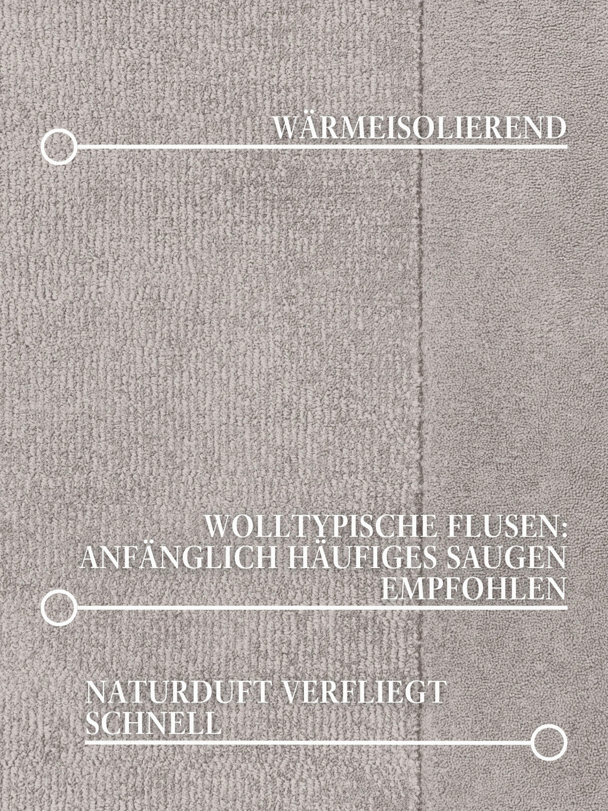 WOLLTEPPICH 80/150 cm Kollektion 1812 Grau rechteckig  - Grau, Basics, Textil (80/150cm) - Villeroy & Boch