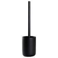 WC-BÜRSTENGARNITURMetall  Kunststoff   - Schwarz, Basics, Kunststoff/Metall (9,4/36,8/9,4cm) - Sadena