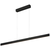 LED-HÄNGELEUCHTE Smart 120/3,5/150 cm  - Schwarz, Design, Metall (120/3,5/150cm) - BOPP