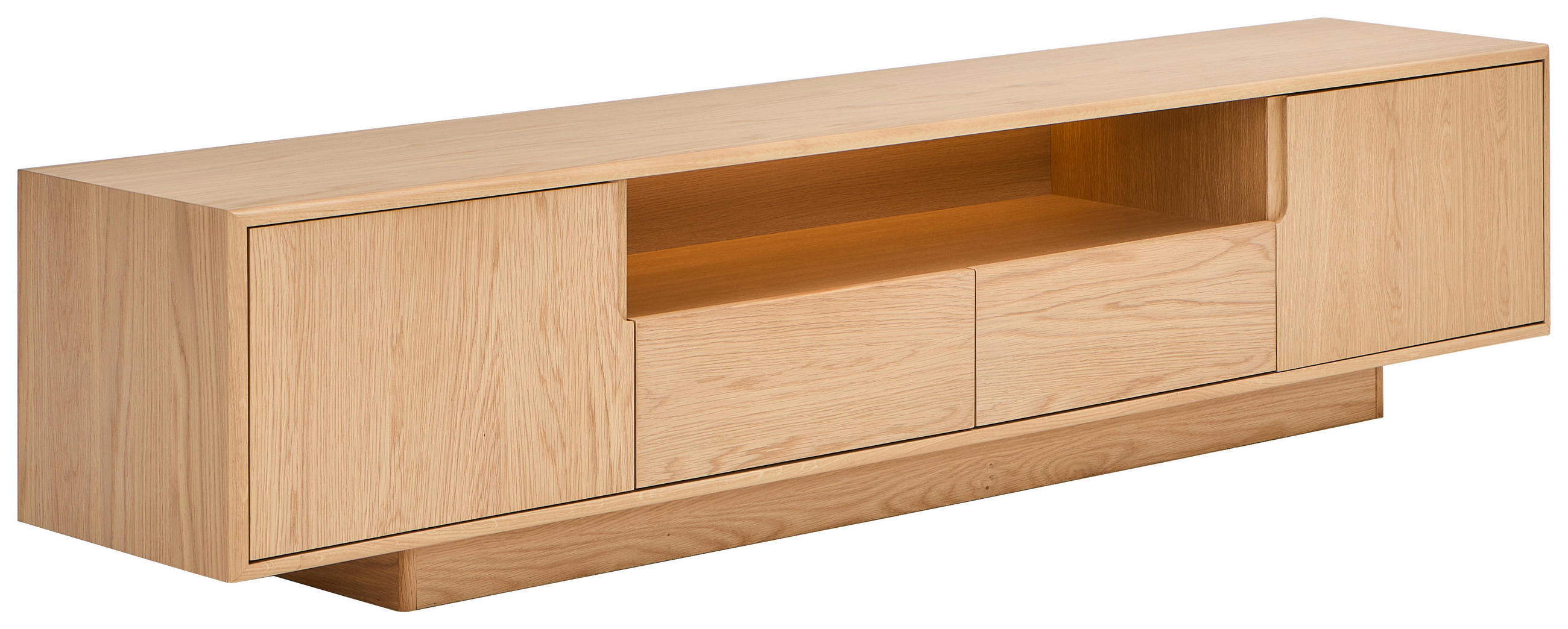 LOWBOARD Lofty Lou 200/45/40 cm 2 Schublade(n)  - Eichefarben/Naturfarben, Design, Holz/Holzwerkstoff (200/45/40cm) - Livetastic