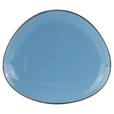 SPEISETELLER AQUA AZZURRO   30/26 cm  - Blau, Trend, Keramik (30/26cm) - Novel