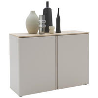 SIDEBOARD  in 120,2/89/43 cm  - Kaschmir/Eichefarben, Design, Holzwerkstoff/Kunststoff (120,2/89/43cm) - Voleo