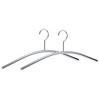 KLEIDERBÜGELSET 2-TEILIG 42 cm Metall  - Chromfarben, KONVENTIONELL, Metall (42cm)