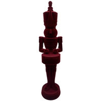 NUSSKNACKERFIGUR - Rot, LIFESTYLE, Kunststoff (11/35/8,5cm) - X-Mas