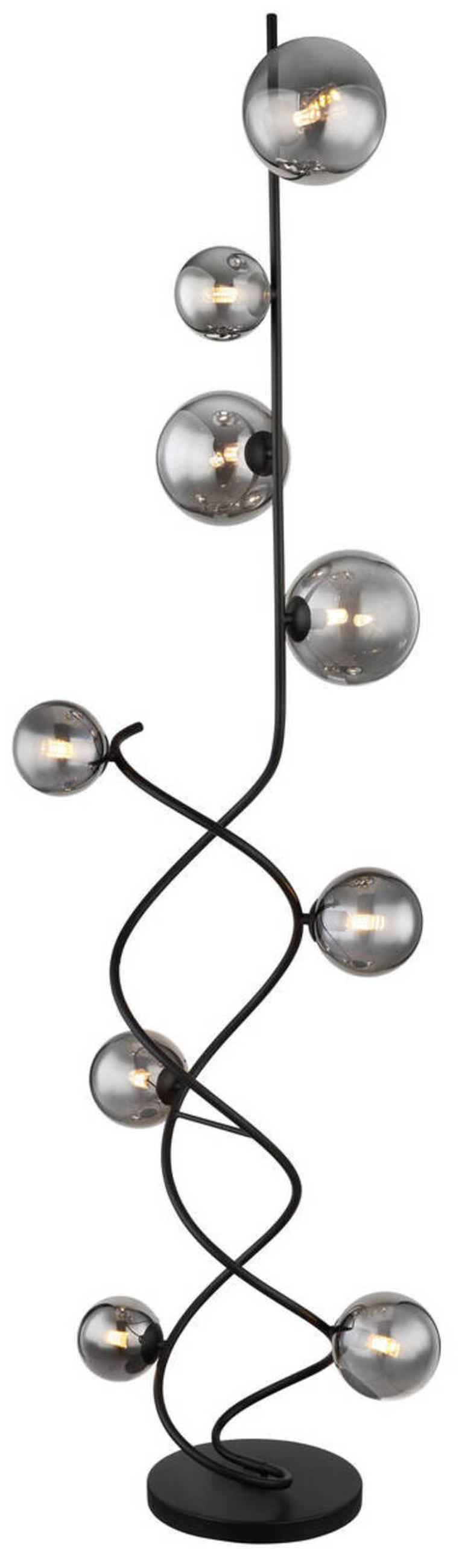 LED SVJETILJKA PODNA  - crna, Design, staklo/metal (42,5/40/162cm) - Globo