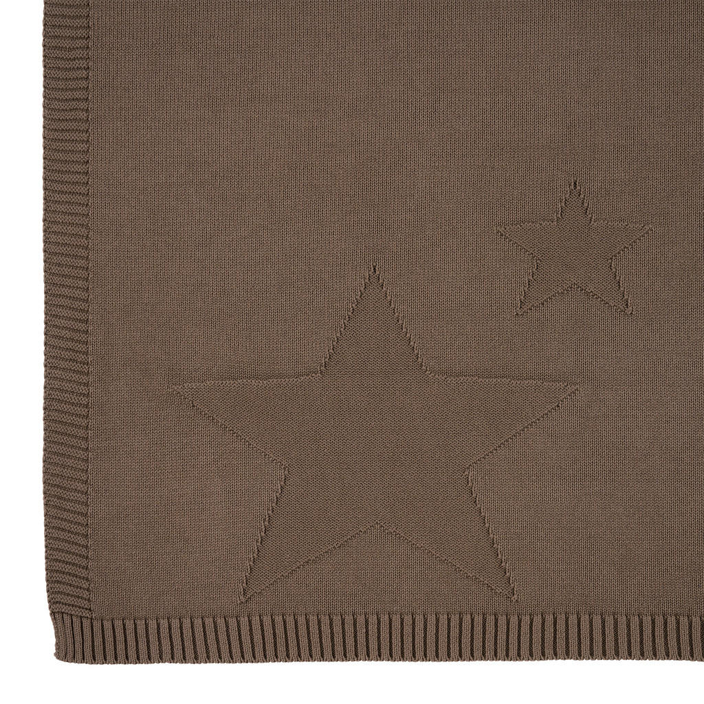 Thumbnail - Jimmylee Schmusedecke Cozy, Taupe, Textil, Stern, 80x100 cm, Gots, Oeko-Tex® Standard 100, atmungsaktiv, Schlafen, Kusch...