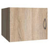 AUFSATZSCHRANK 30/40/40 cm  in  - Eichefarben/Alufarben, KONVENTIONELL, Holzwerkstoff/Kunststoff (30/40/40cm) - Xora