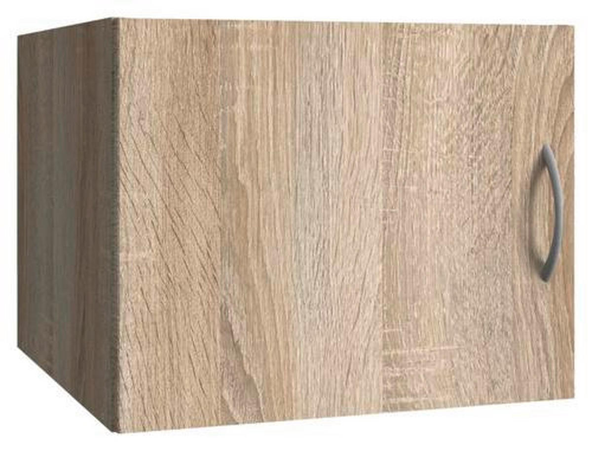 NÁSTAVEC NA SKŘÍŇ, 50/40/40 cm - barvy dubu/barvy hliníku, Konvenční, kompozitní dřevo/plast (50/40/40cm) - Xora