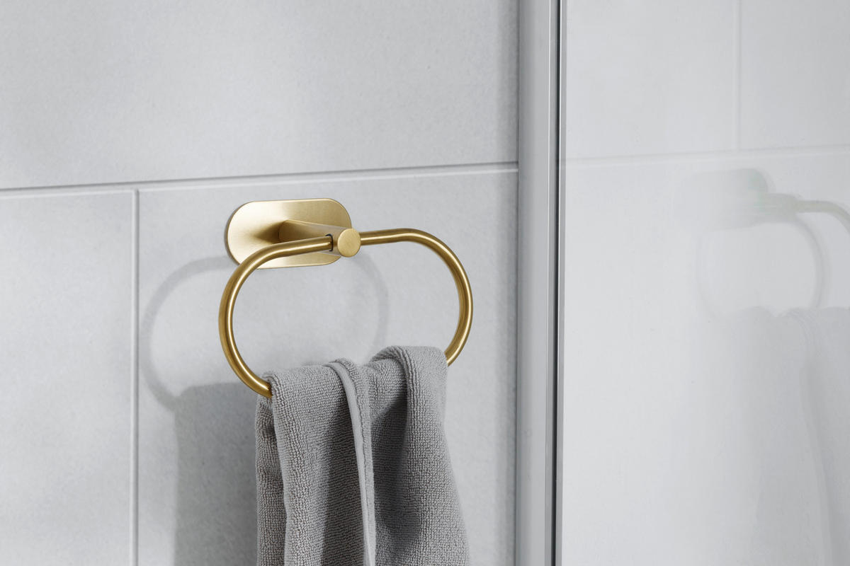 TÖRÖLKÖZŐTARTÓ 20,5/12,5/7,5 cm  - arany, Lifestyle, fém (20,5/12,5/7,5cm) - Mömax