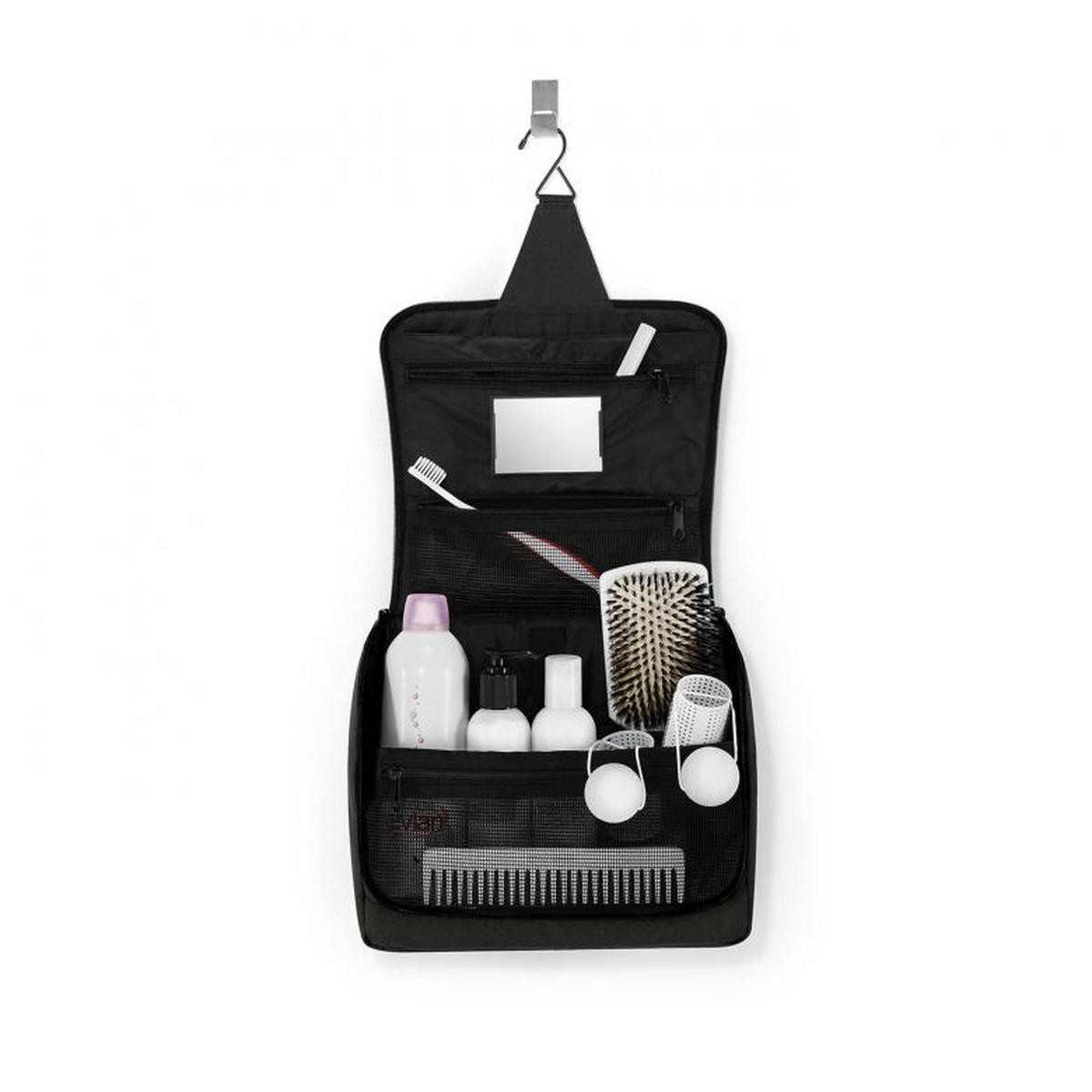 TOILETBAG XL BLACK  - Schwarz, Basics, Textil (28/23/10cm) - Reisenthel