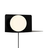 WANDLEUCHTE Lilibeth 35/35/16 cm  - Schwarz, Design, Metall (35/35/16cm) - Nordlux