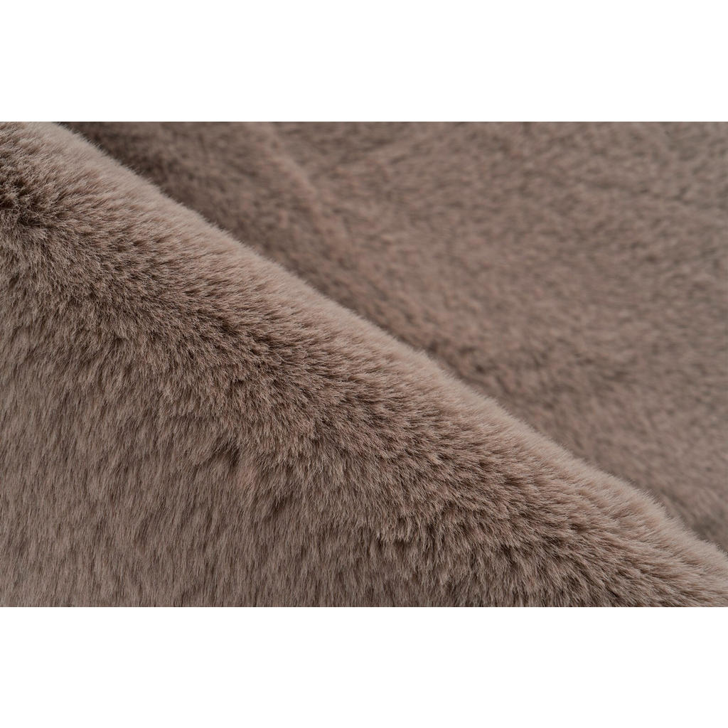 Thumbnail - Xxxl Hochflorteppich Rabbit Light 225 Dunkelbeige, Beige, Textil, Uni, rechteckig, 70x130 cm, Badtextilien, Badematten