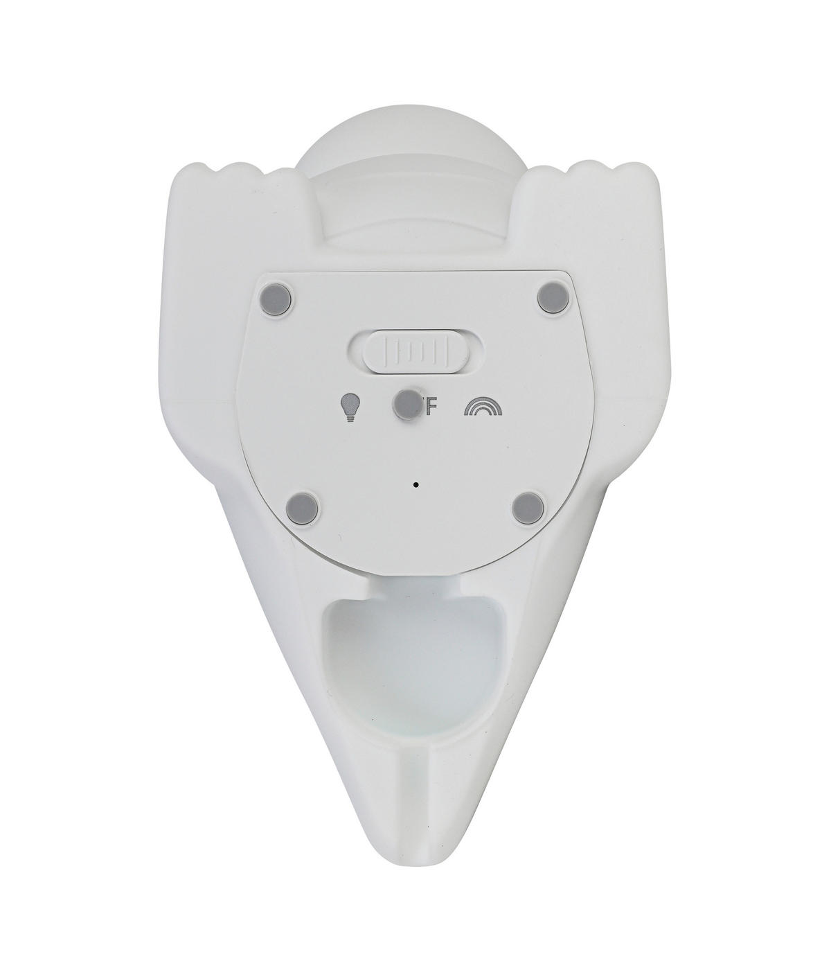 NOĆNO SVETLO - bela, Trendi, plastika (8,5/13,5/13,8cm) - Novel