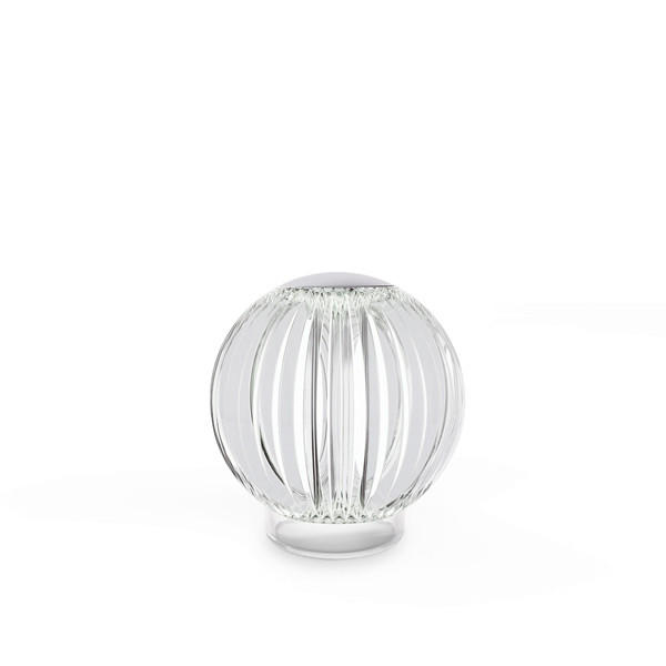 AKKU-TISCHLEUCHTE 11/12 cm  - Klar, Design, Kunststoff/Metall (11/12cm) - Ideal Lux