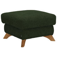 HOCKER in Textil Olivgrün  - Eichefarben/Olivgrün, Modern, Holz/Textil (65/47/65cm) - Valnatura