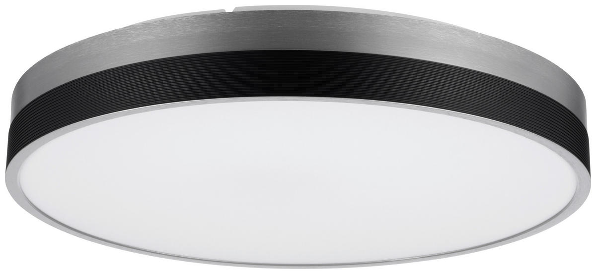 STROPNÉ LED SVIETIDLO, 50/8,8 cm  - čierna, Lifestyle, kov/plast (50/8,8cm) - Dieter Knoll